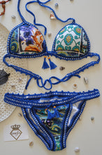 Charger l&#39;image dans la galerie, bikini fleurale blue