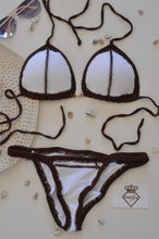 Charger l&#39;image dans la galerie, bikini blanc marron