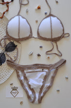 Charger l&#39;image dans la galerie, bikini blanc beige